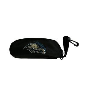 NEW‎ Jacksonville Jaguars NFL Zippered Black Clip on Bag Case 5.5 X 2.25 x1.5"